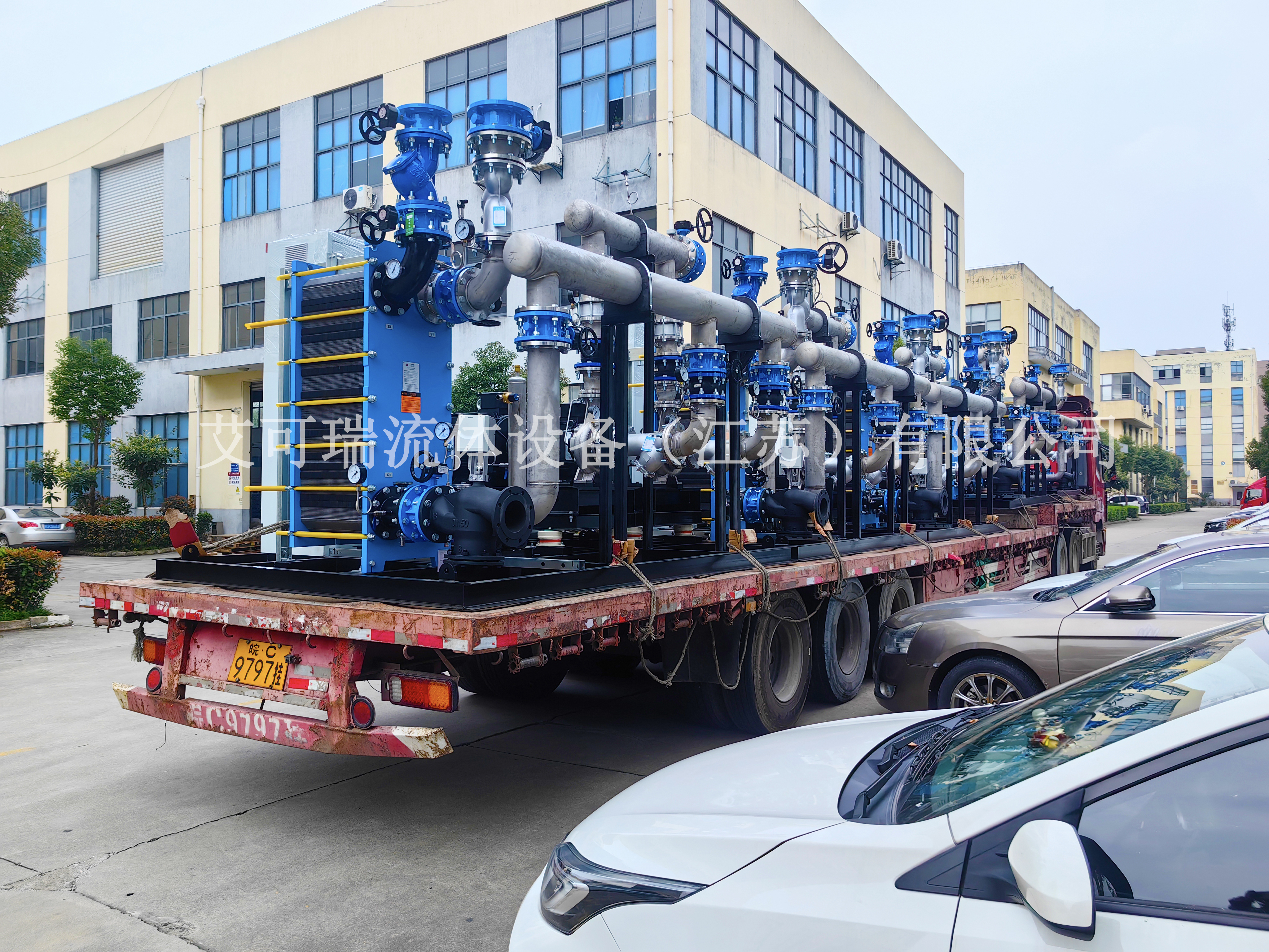 艾可瑞水水板式换热机组