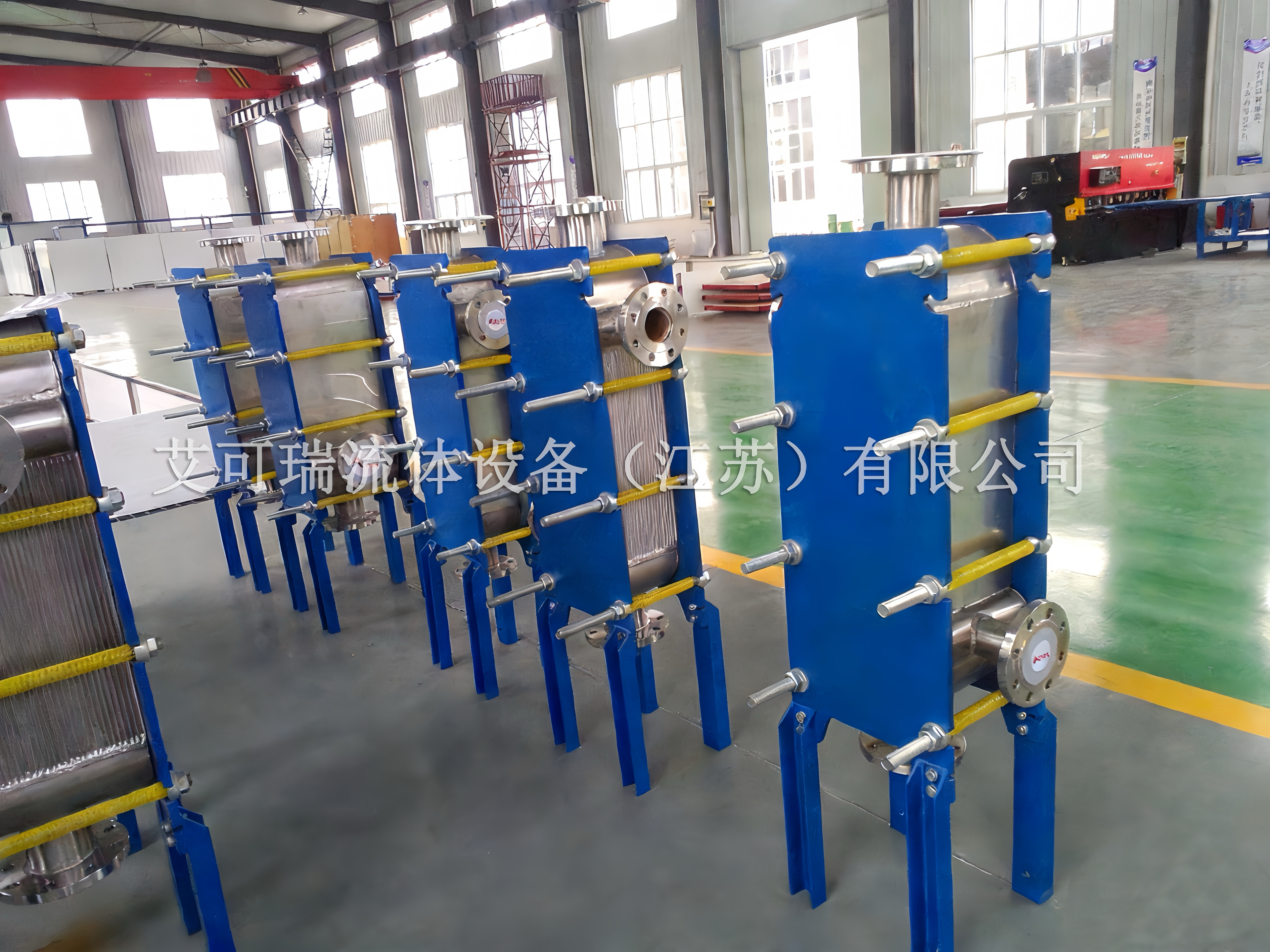 全焊接板式换热器(图1) 全焊接板式换热器(图1)